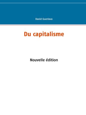 cover image of Du capitalisme